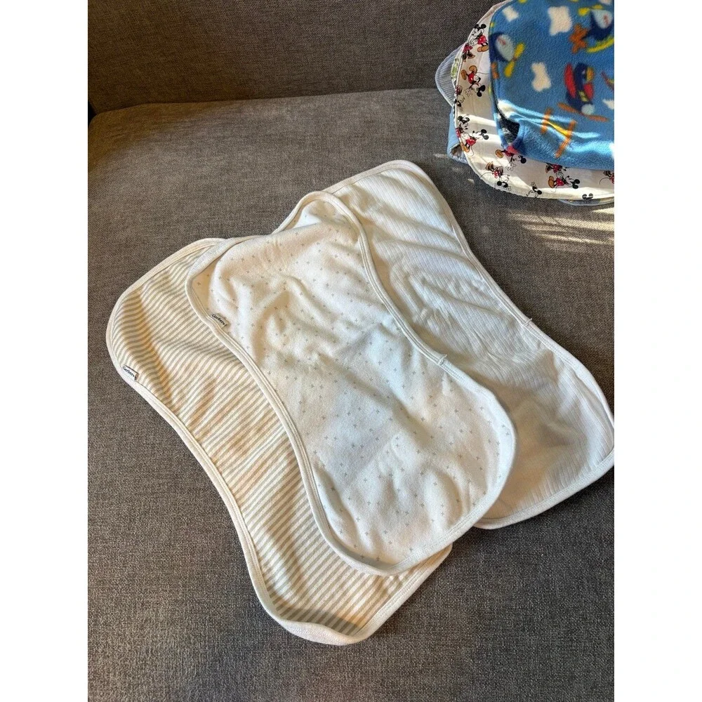 Handmade Baby Bibs and Burp Cloths Set NWOT